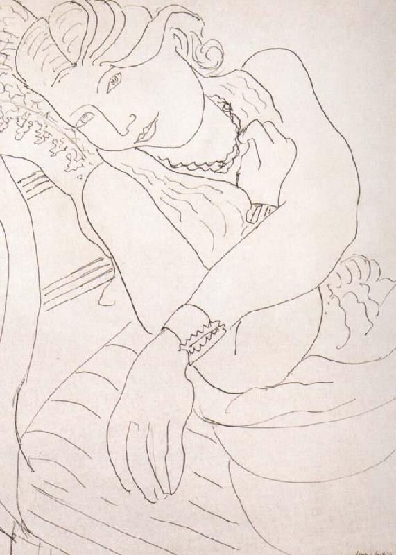 Henri Matisse A woman sitting